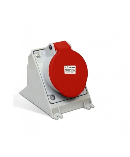 [60.19.AM-234] TOMA INDUSTRIAL HEMBRA 3P+T 380 - 415V 63A IP67 ANDELI