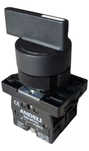 [60.19.XB2-EJ33] SELECTOR DE CONTROL 3 POSICIONES 2 NO 10A-400V ANDELI