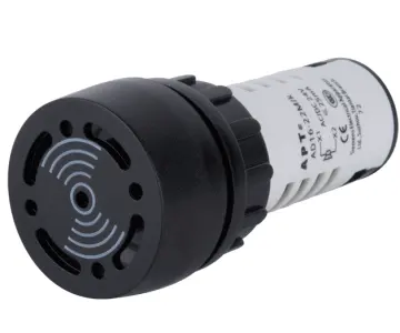 [60.19.AD16-22M/K 220 V] ALARMA AUDIBLE SIN LUZ NEGRO 220V ANDELI