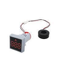 [60.19.AD101-22AMS-R] INDICADOR DE AMPERAJE AD101-22AMS ROJO 0-100A MAX AC380 CUADRADO ANDELI