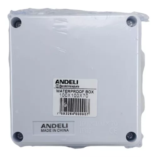 [60.19.200X155X80 PVC] CAJA DE DISTRIBUCION PLASTICA 200X155X80 ANDELI