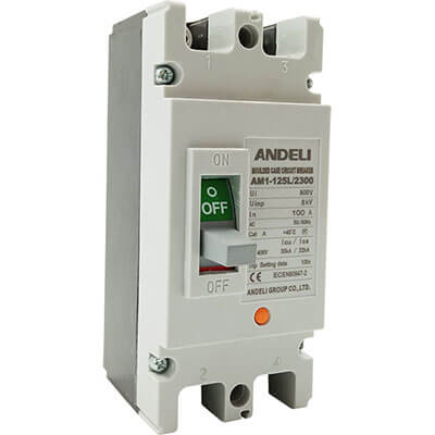 [60.19.AM1-125M-63A-3P] BREAKER 3P 63A CAJA MOLDEADA SERIE AM1 ANDELI