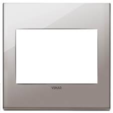 [60.16.19653.09] PLACA 3M METAL CROMO NEGRO CLASSIC ARKE VIMAR