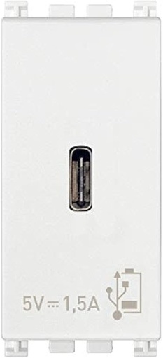 [60.16.19292.C.B] ALIMENTADOR USB 1M C 5V 1.5A BLANCO ARKE VIMAR