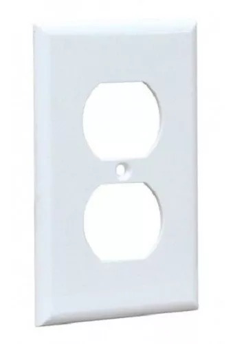 [TAN-70W] TAPA PLASTICA P/TOMACORRIENTE 270 DOBLE BLANCO TANIA