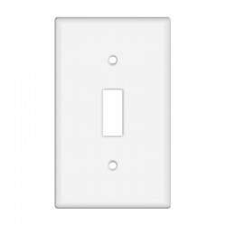 [TAN-71W] TAPA PLASTICA P/INTERRUPTOR SENCILLO TANIA