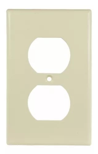 [KOB-070] TAPA PLASTICA P/TOMACORRIENTE 270 DOBLE  BEIGE TANIA