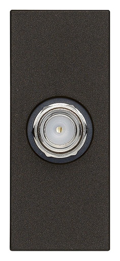 [60.16.09318.CM] TOMA TV TIPO F CARBON MATE NEVE VIMAR 