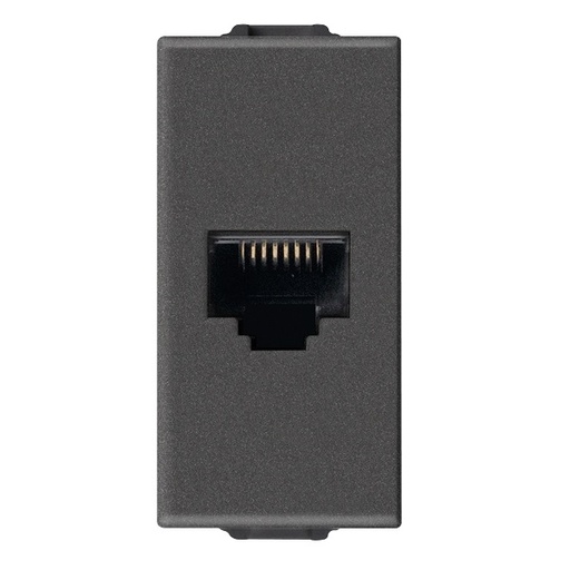 [60.16.09339.6.CM] TOMA INTERNET CAT 6 UTP CARBON MATE NEVE VIMAR 