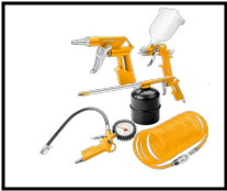 [72190] KIT DE PISTOLAS DE AIRE 5 PZS TOLSEN