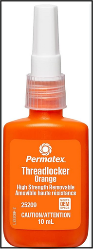 [79.05.25210] TRABAROSCAS 1/4"-1" RESISTENCIA ALTA NARANJA 25210 PERMATEX