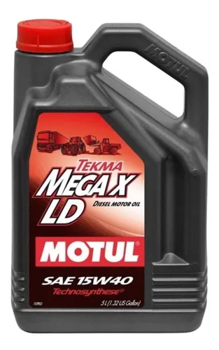 [TEKMAXLD1540] ACEITE PARA MOTORES DIESEL TEKMA MEGA X LD TECHNOSYNTHESE 15W40 SEMI SINTETICO GARRAFA 5L MOTUL