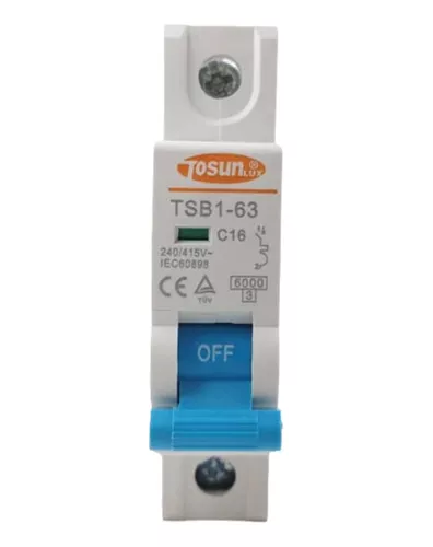 [60.11.03.TSB3-1P-40] BREAKER TERMOMAGNETICO 1X40 TOSUN