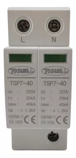 [60.11.TSP7-2P] SUPRESOR DE PICO 2P ACC 255V TOSUN