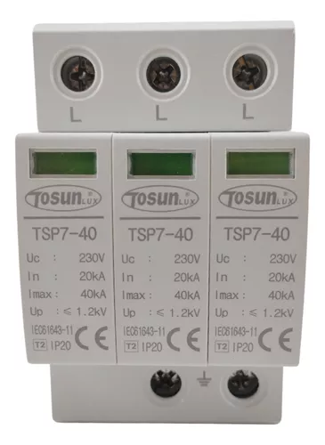 [60.11.TSP7-2P-3] SUPRESOR DE PICO 3P ACC 255V TOSUN