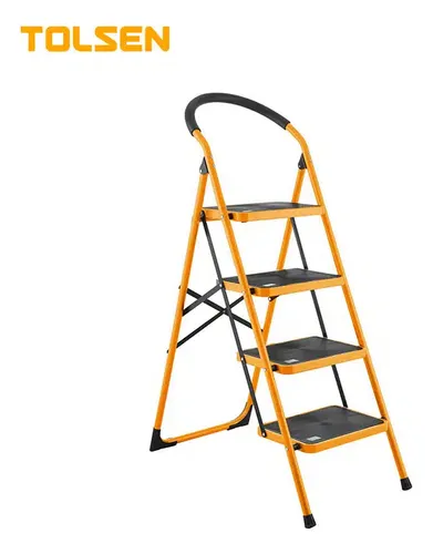 [62684] ESCALERA DE ACERO 4 TRAMOS 150KG TOLSEN