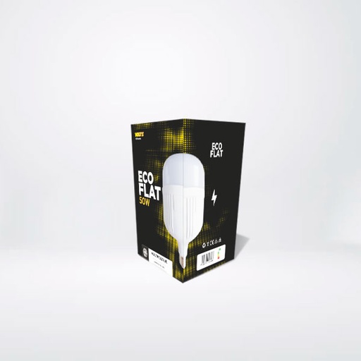 [60.11.JW50W] BOMBILLO ECO FLAT 50W (BULBO) 6500K ILUMINAK