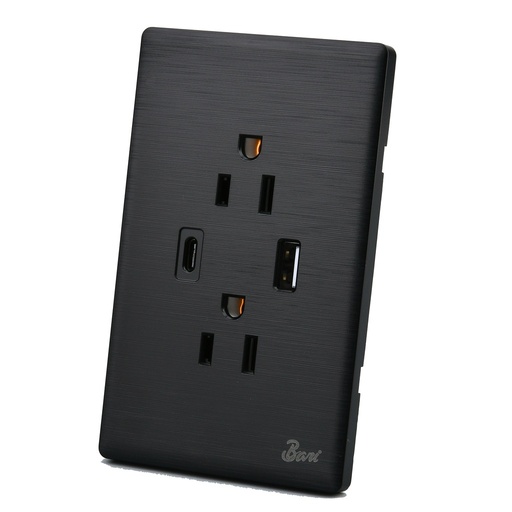 [60.15.INT.09.11] TOMA DOBLE USB SERIE SOLLIEVO BARI