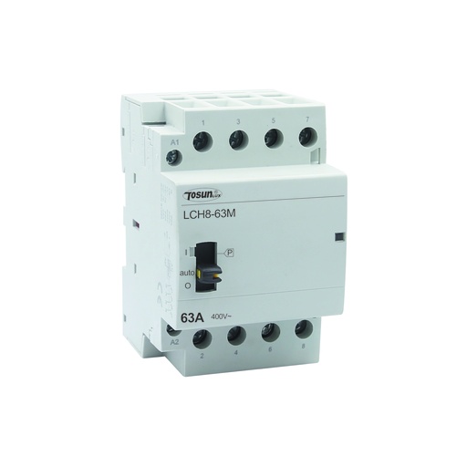 [60.11.02.LCH8-402NO2NC] CONTACTOR MODULAR SILENCIOSO 40AMP  2NO+2NC LCH8-40 TOSUN
