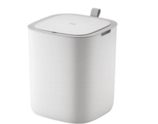 [79.24.EKSQP12WH] PAPELERA CUADRADA 12LTS PLASTICA C/SENSOR. UNIQUE (BLANCA)